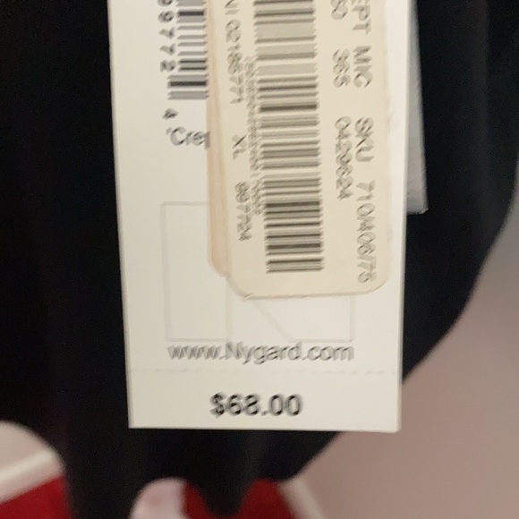 NWT Nygard Black Sleeveless Blouse & Nygard Black Beaded & Embroidered Skirt - Picture 15 of 16